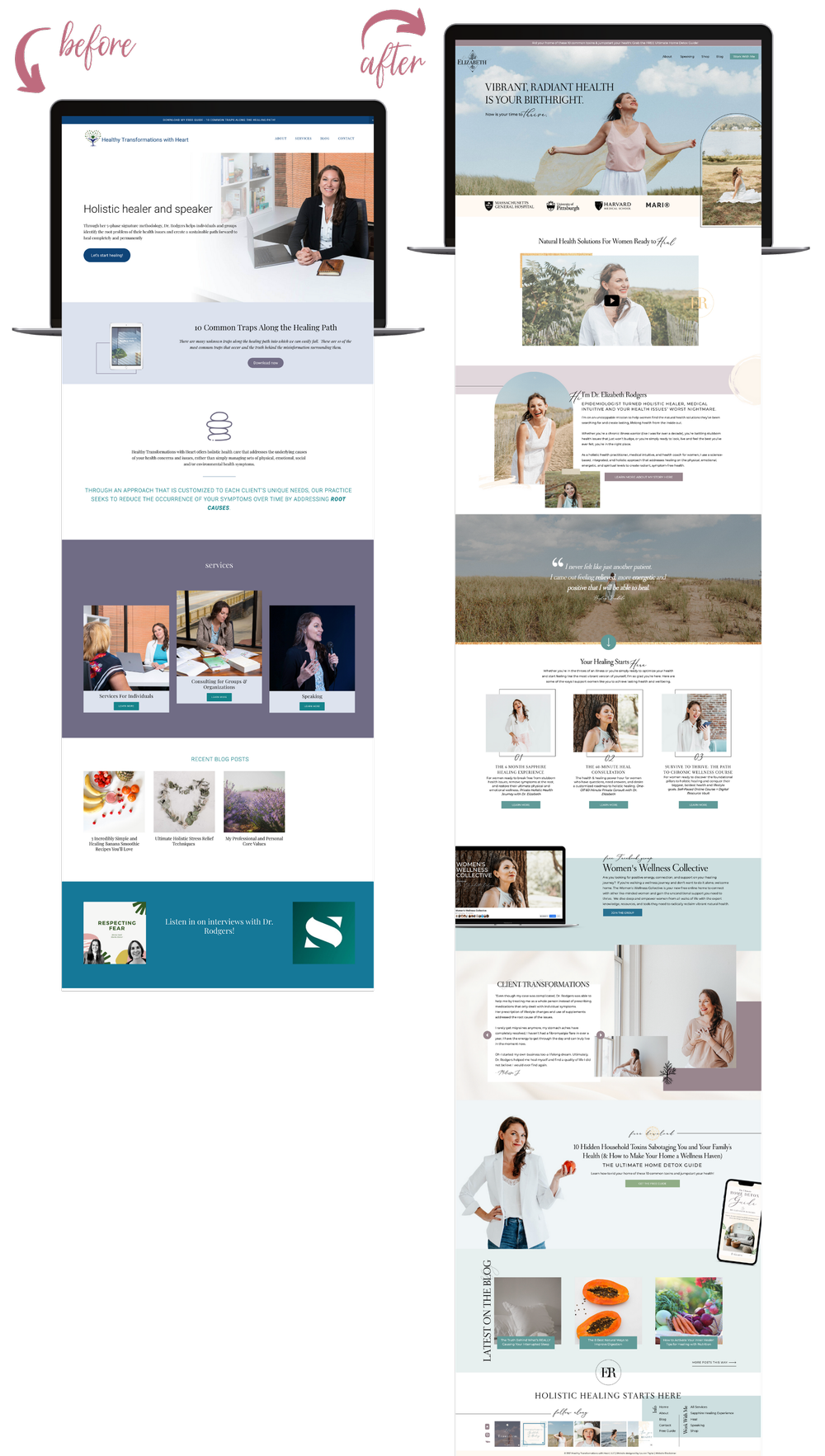 Elizabeth Rodgers: Showit Website Design | Lauren Taylar