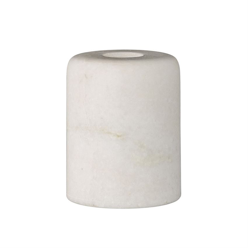 Marble Taper Holder Set (White)