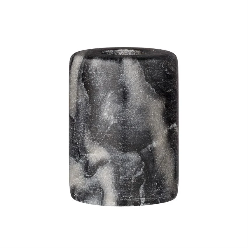 Marble Taper Holder Set (Charcoal)
