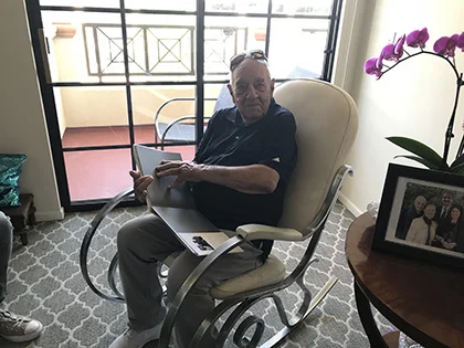 Uncle Izzy (Isaac) Benjamin, Los Angeles, CA 2018
