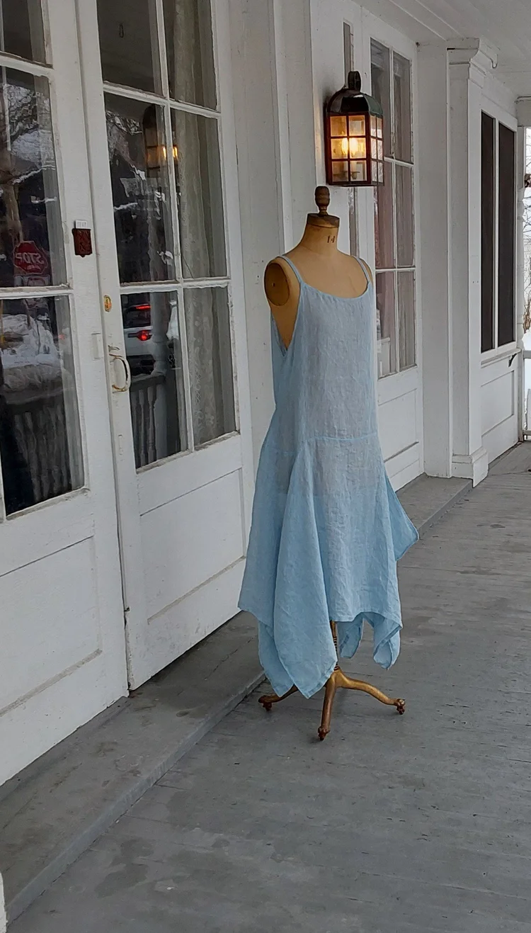 robins egg blue dress Mom & Me Robins Egg Blue Polka Dot Wrap Ruffle Dress