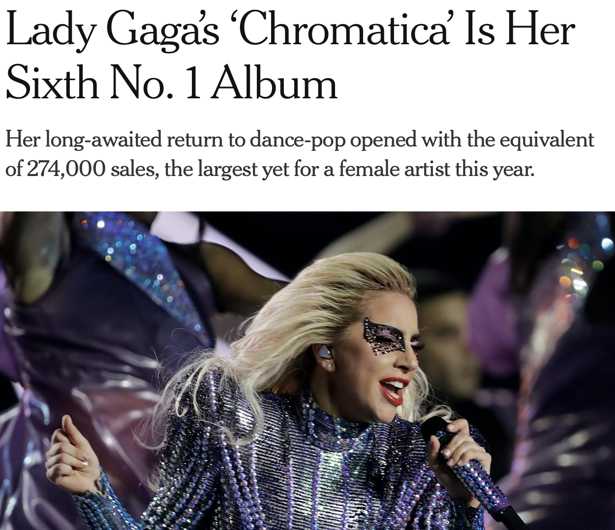 Chromatica hits #1