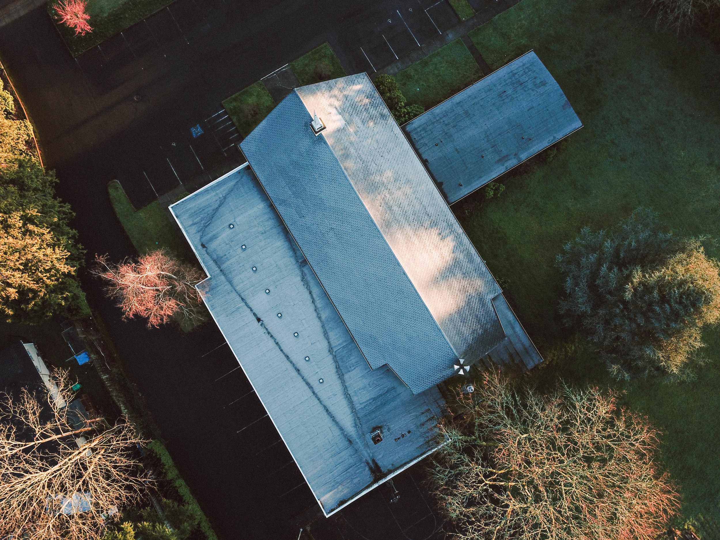 Eagle Eye View of Portland Oregon Commercial Roof Evaluation