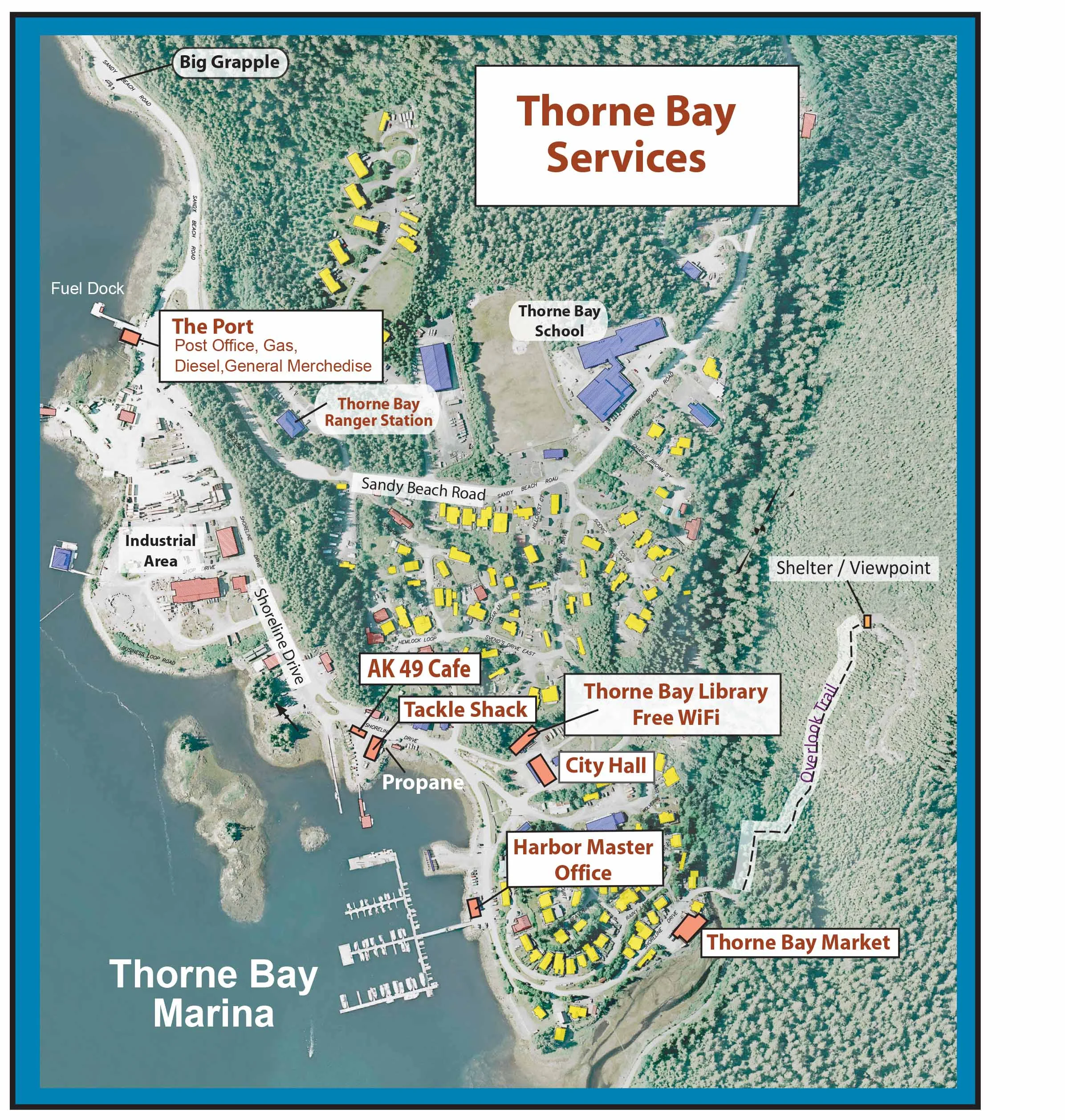 Downtown Thorne Bay