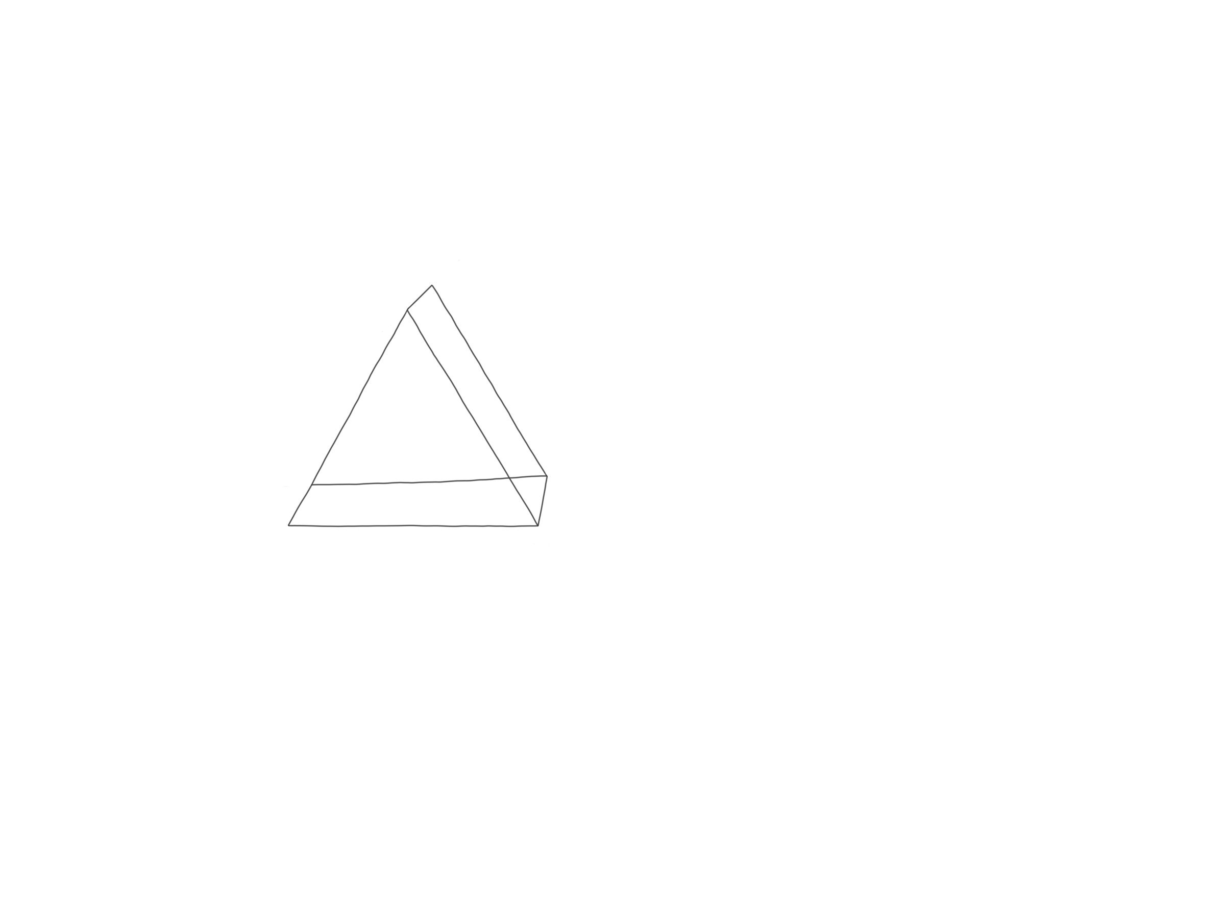one prism alone