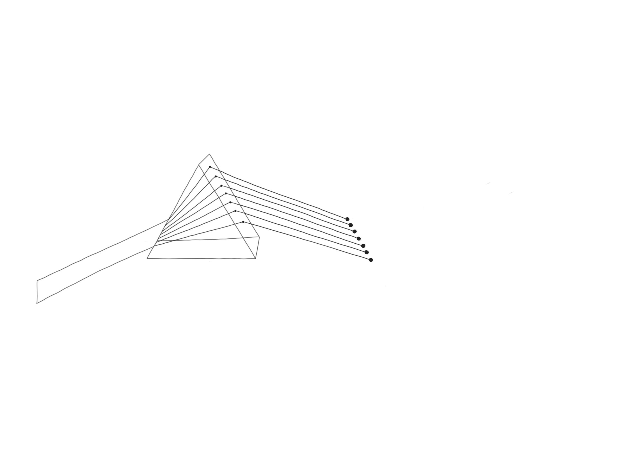 one prism using light to see more