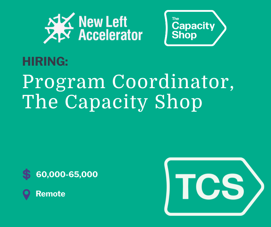 The Capacity Shop is hiring!