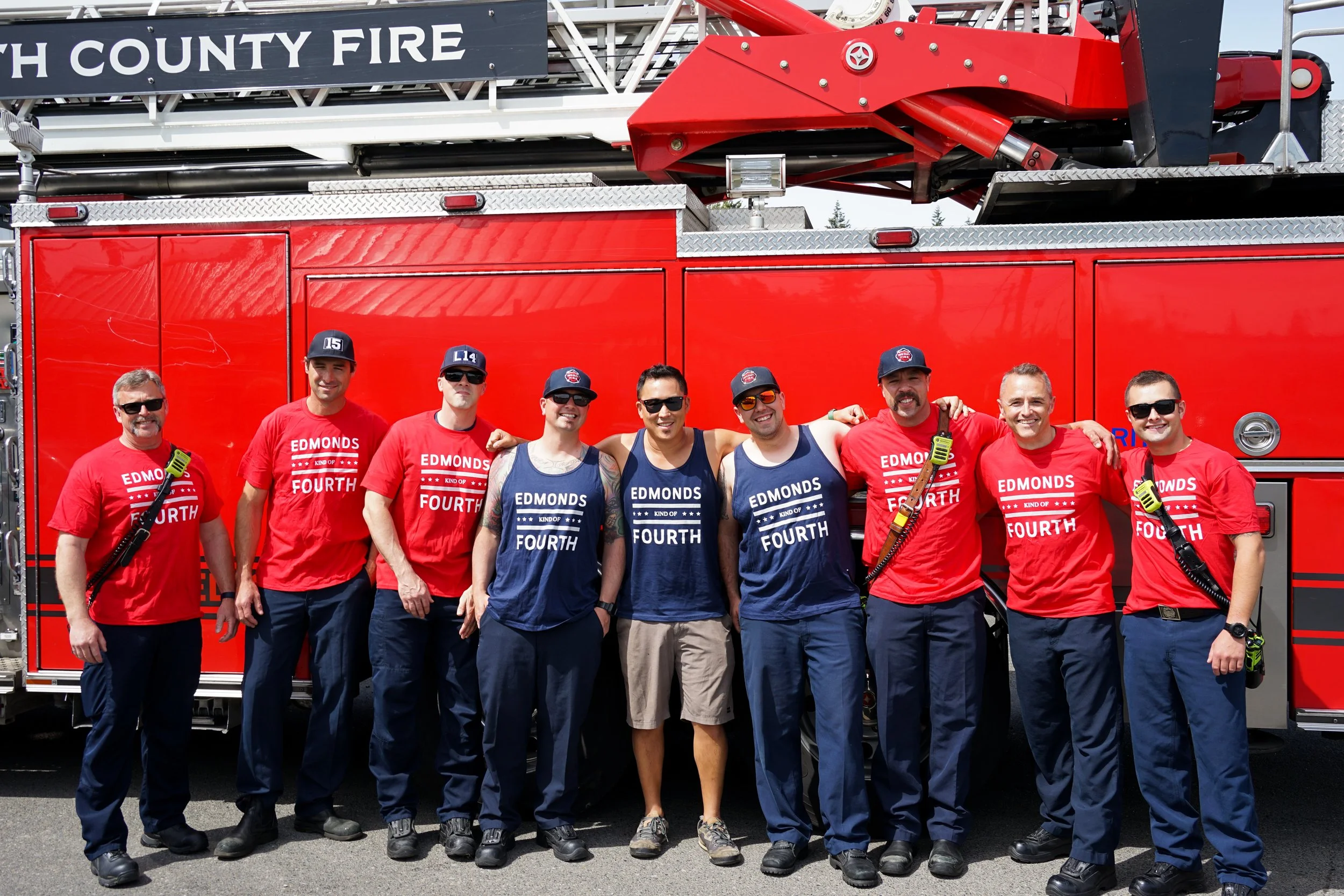 Fire Department volunteers for the annual burn victims fundraiser