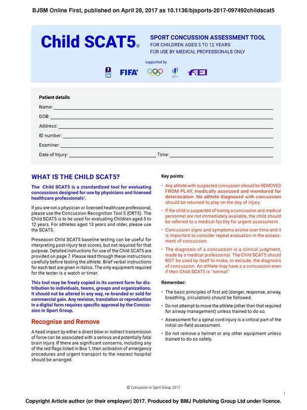 Resources — R2P Concussion Management