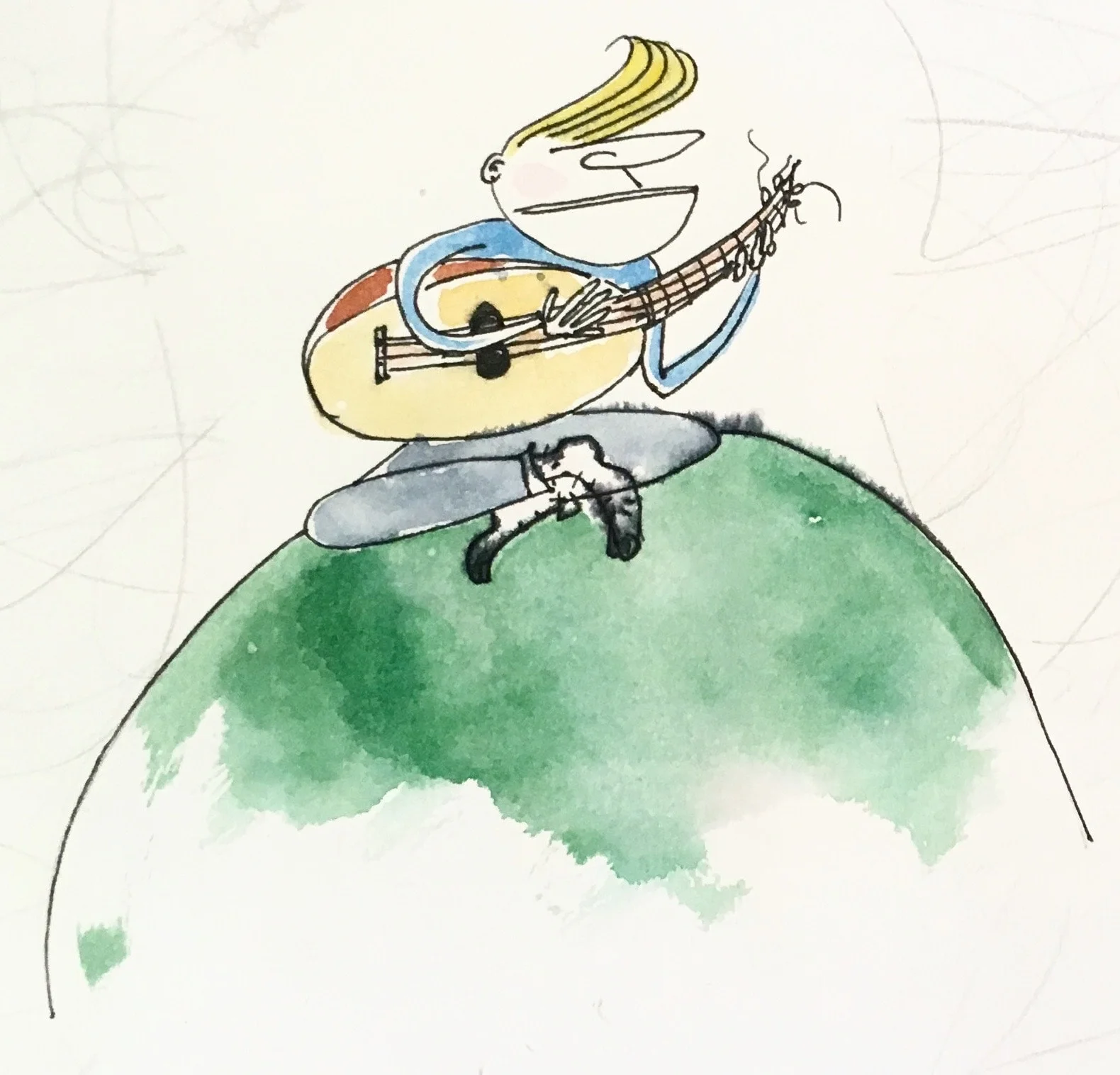 Strummy strummy strum strum - trump!