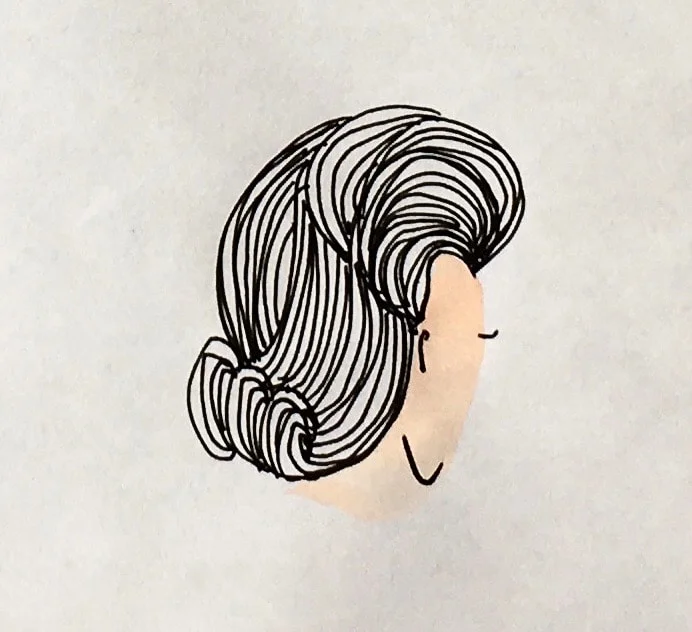 Hair doodle