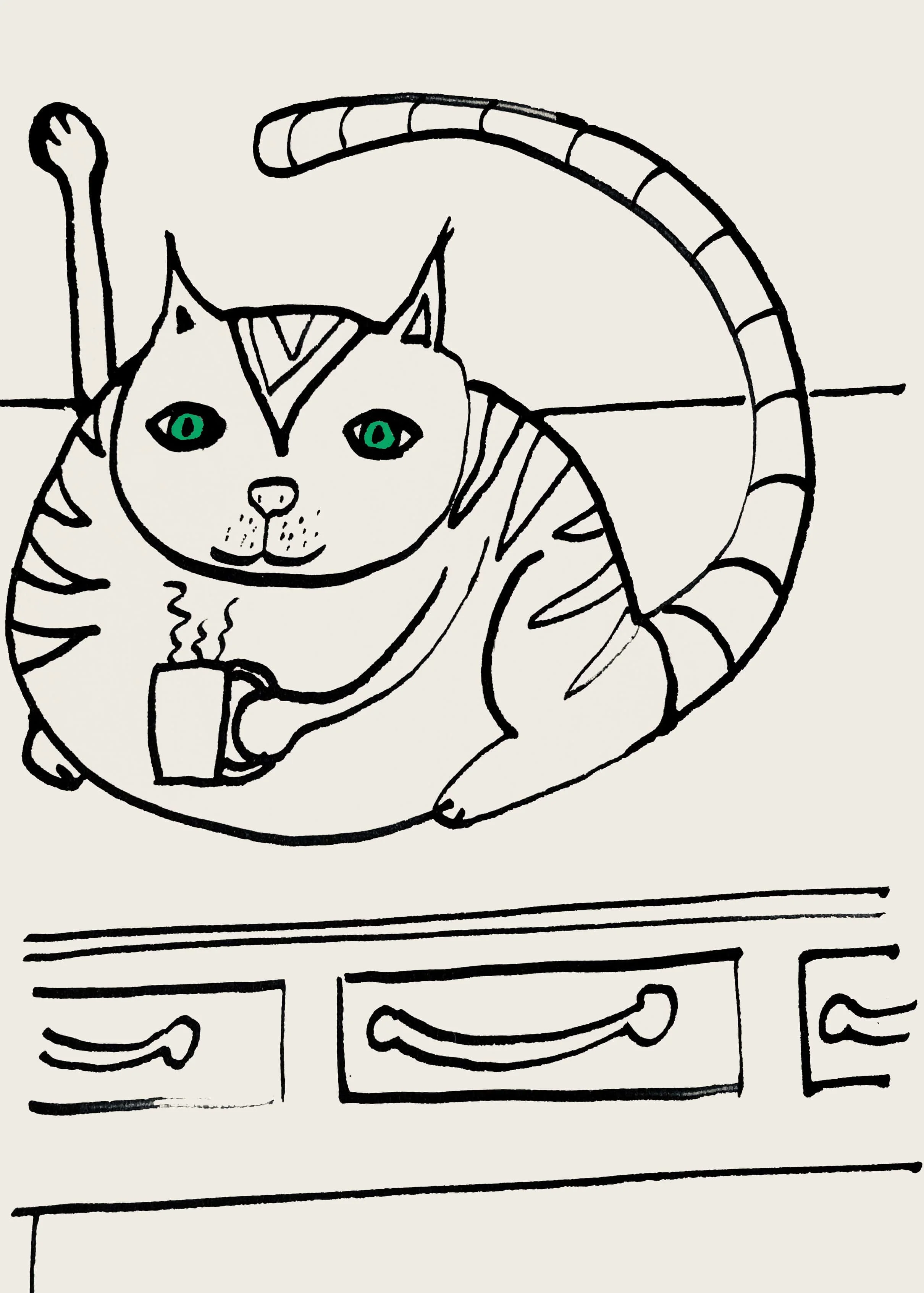 Cat wants cookie