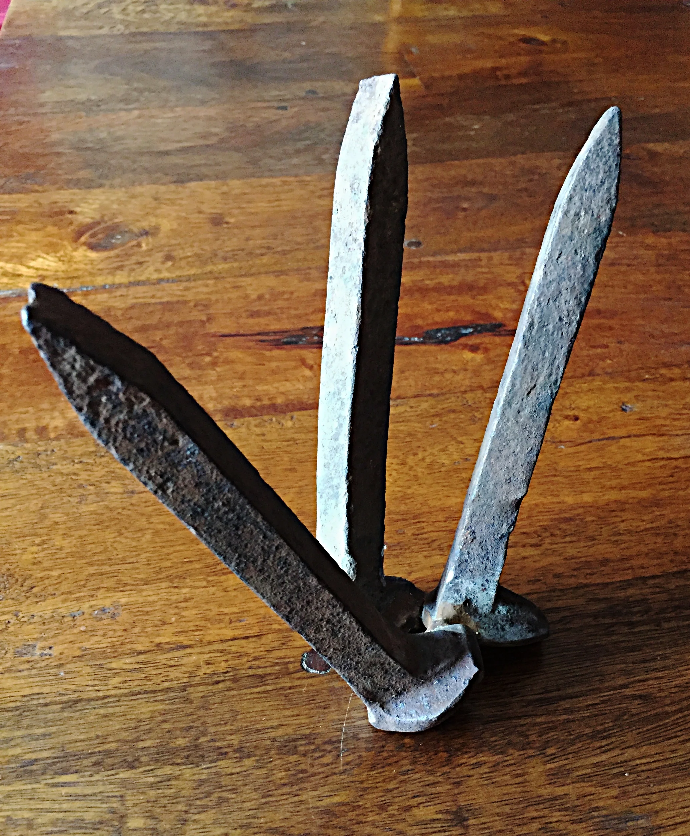 Triclavianism with railroad spikes (Copy)