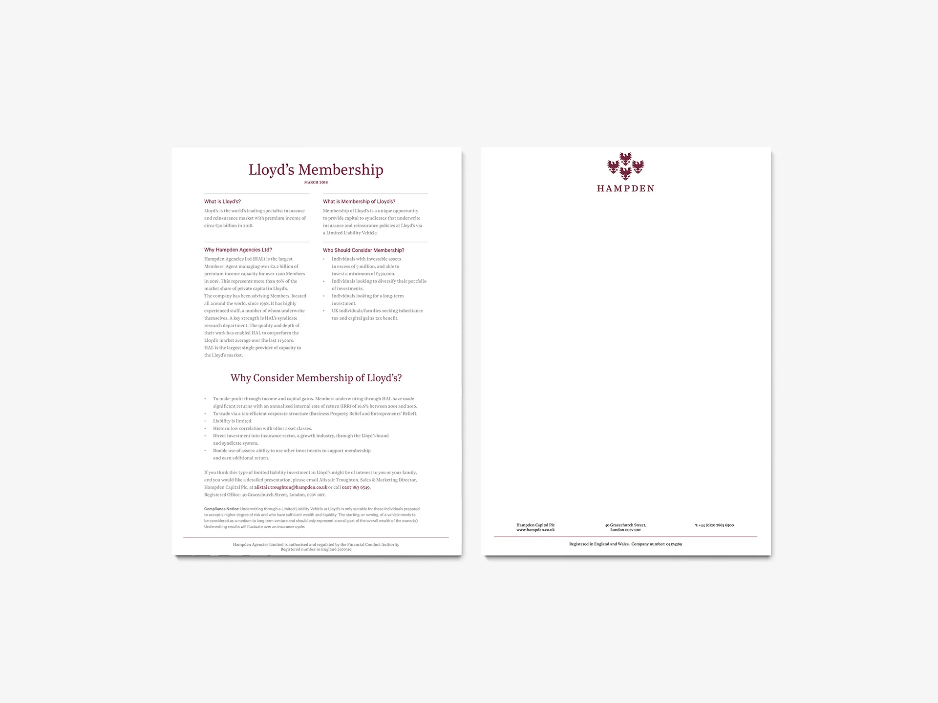 Updated print collateral