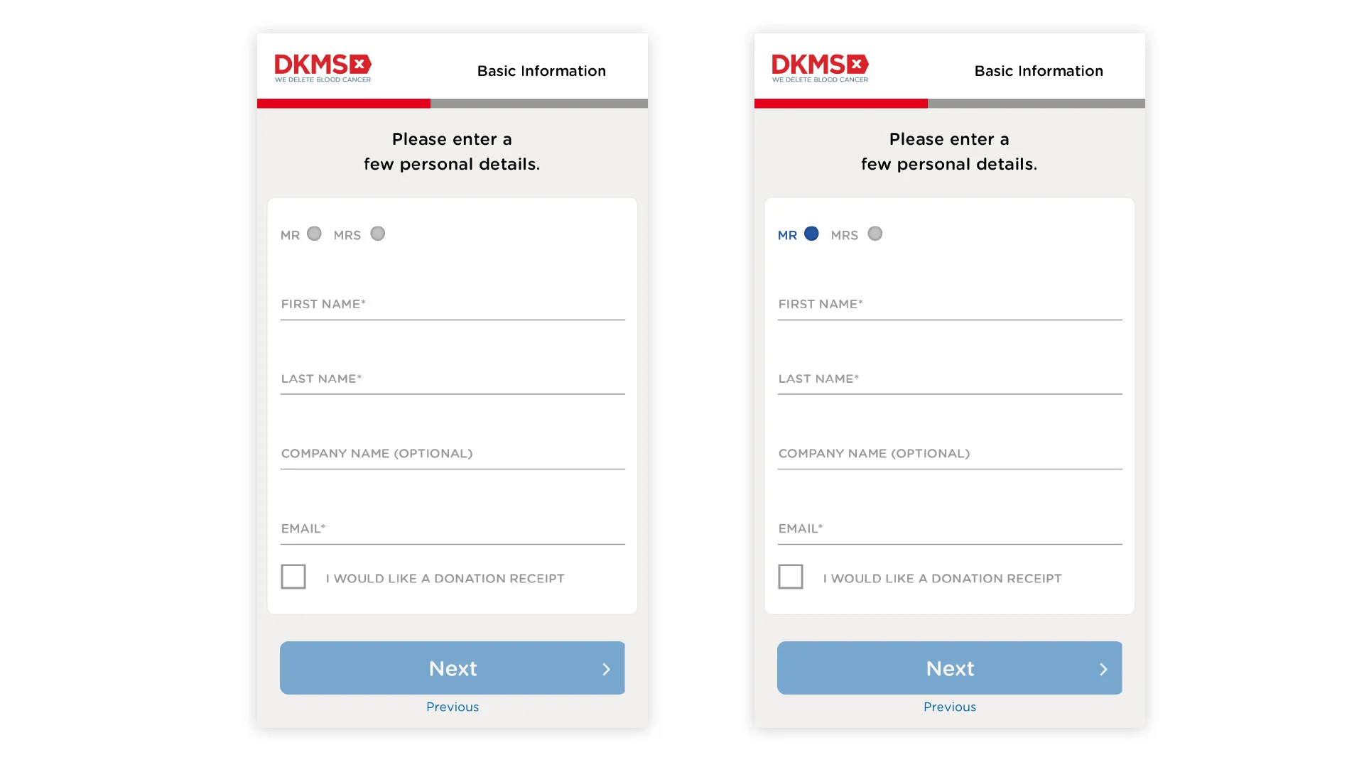 Optimizing the donation flow for mobile