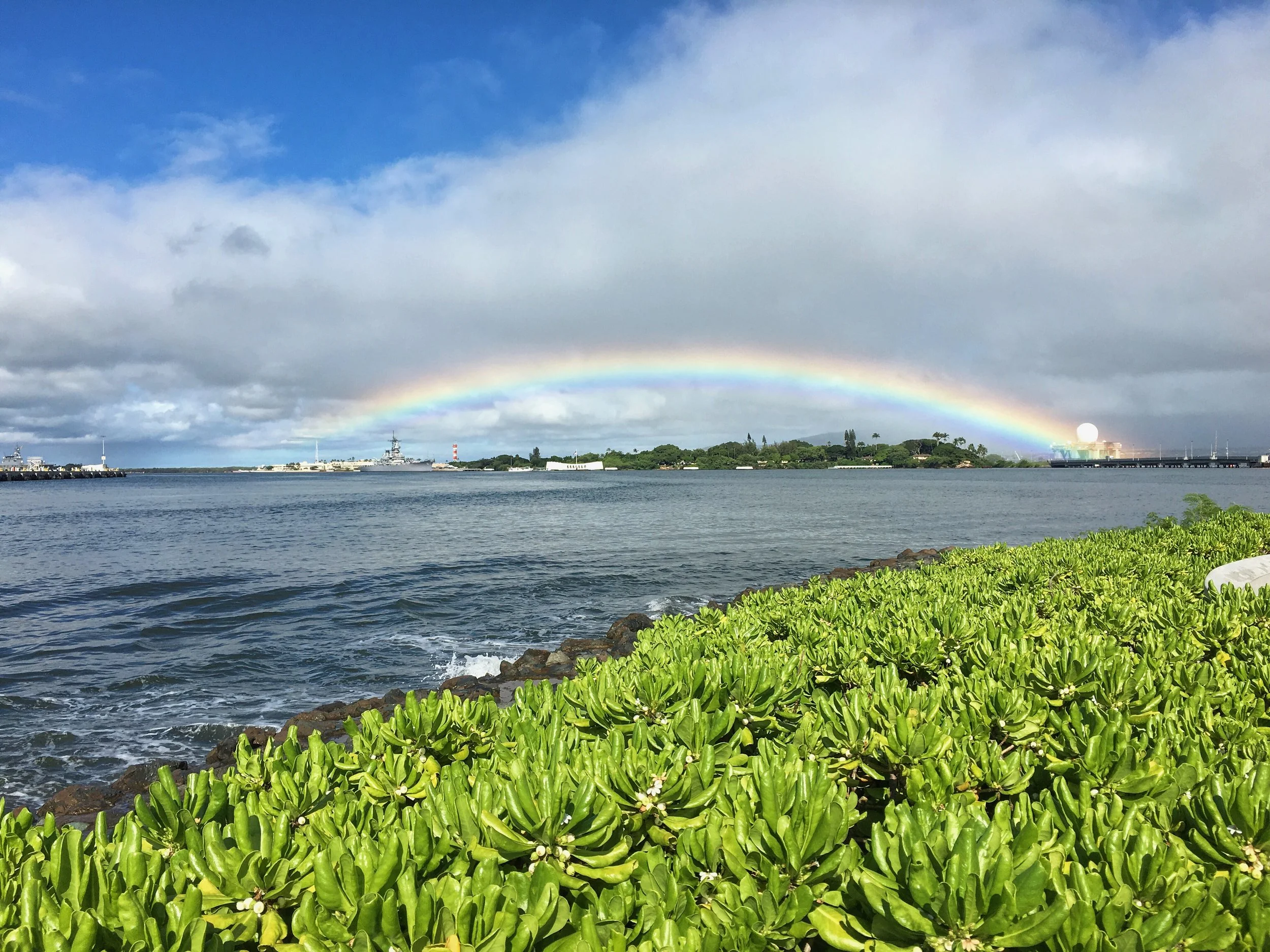 On the shores of Pearl Harbor