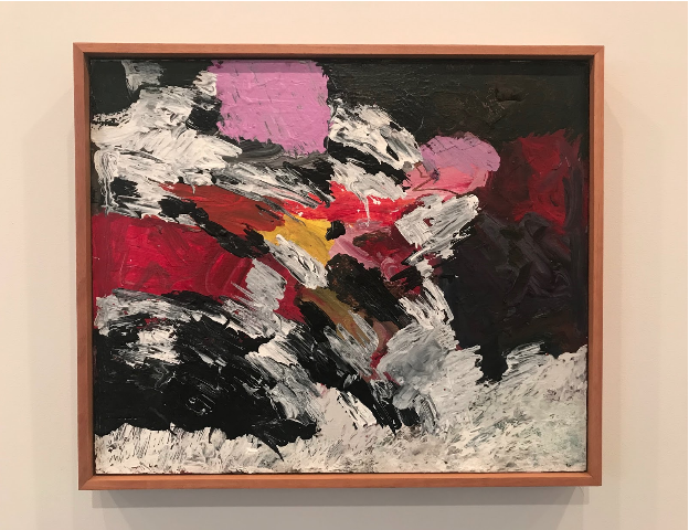 Elmeator Morton, “My Mom When She Had A Black Car”, 2015, acrylic on canvas board