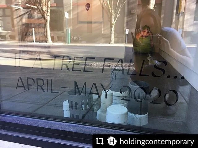 Good things are happening @holdingcontemporary
#repost - - - - - -
If a Tree Falls... is an exhibition and direct response to a global pandemic's effect on the lives of artists. The show gives us an opportunity to feature artists we've worked with si