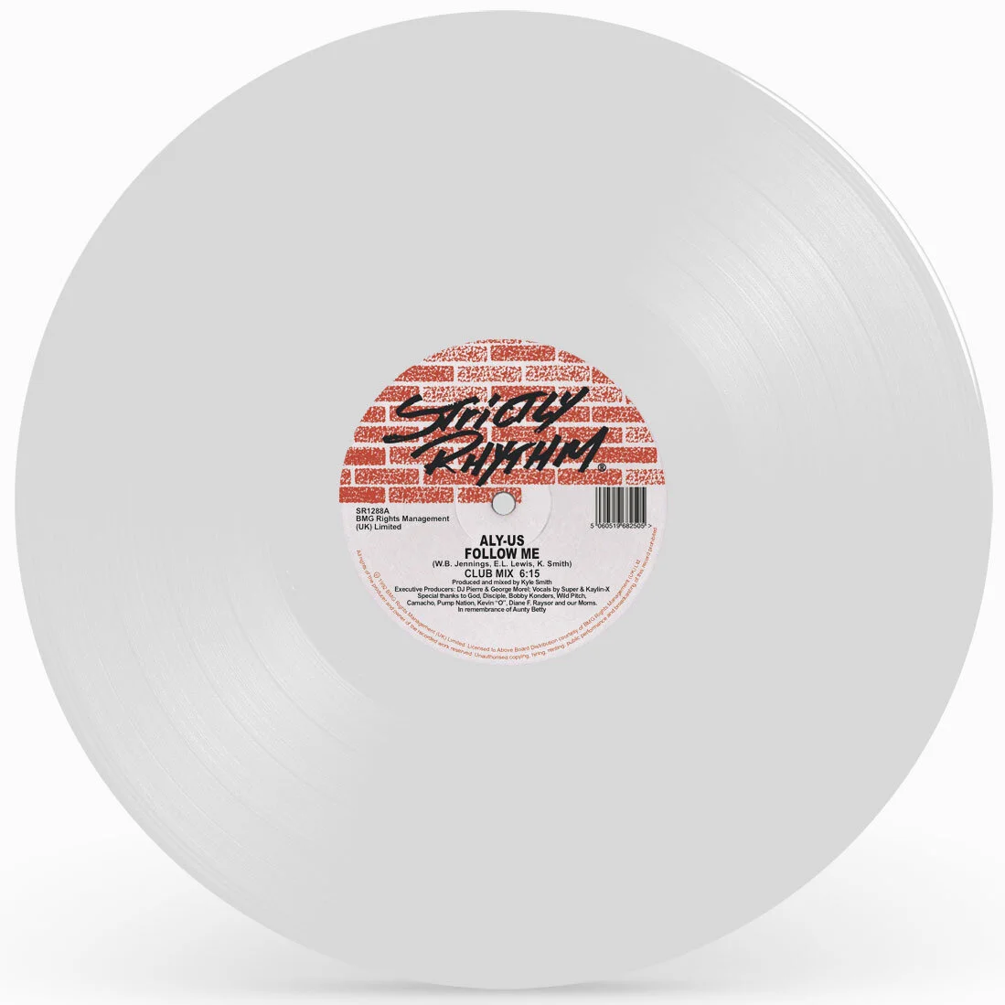 Aly Us Follow Me Strictly Rhythm White Vinyl Repress Out June Classic House Music