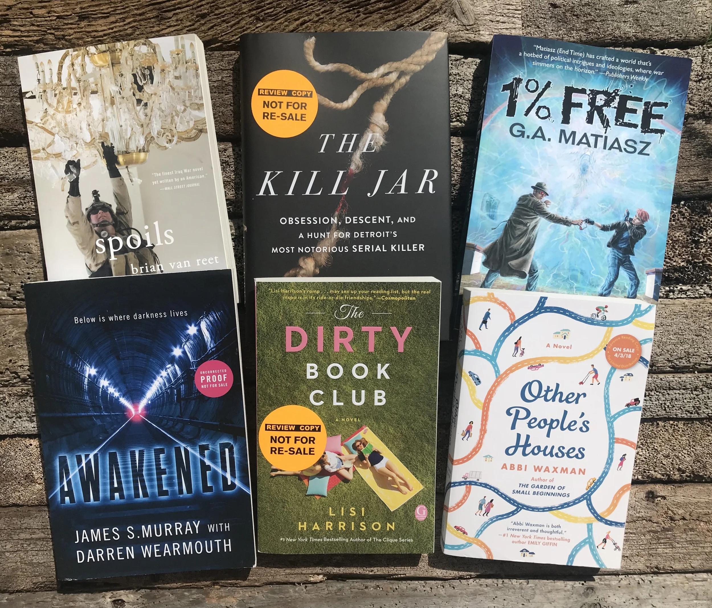 Books I Won On Goodreads from March to August 2018