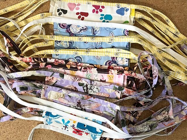 Cloth Face Masks are now available in the Hallelujah Hill store. Ready to ship and will go out in 24 hours or less.

#ClothFaceMask #FaceMask #CottonFaceMask #ShopSmall #ShopLocal #Etsy #PawPrints #Dragonflies #Butterflies #Daisies #Cats