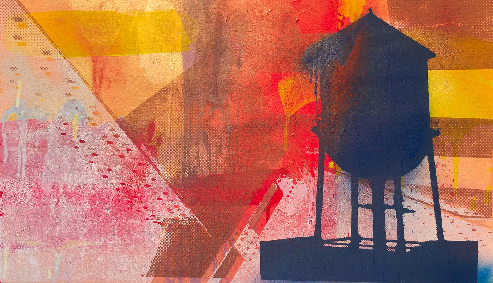 'Bialosky Commission, Mixed Media on Wood (Original)', 2015