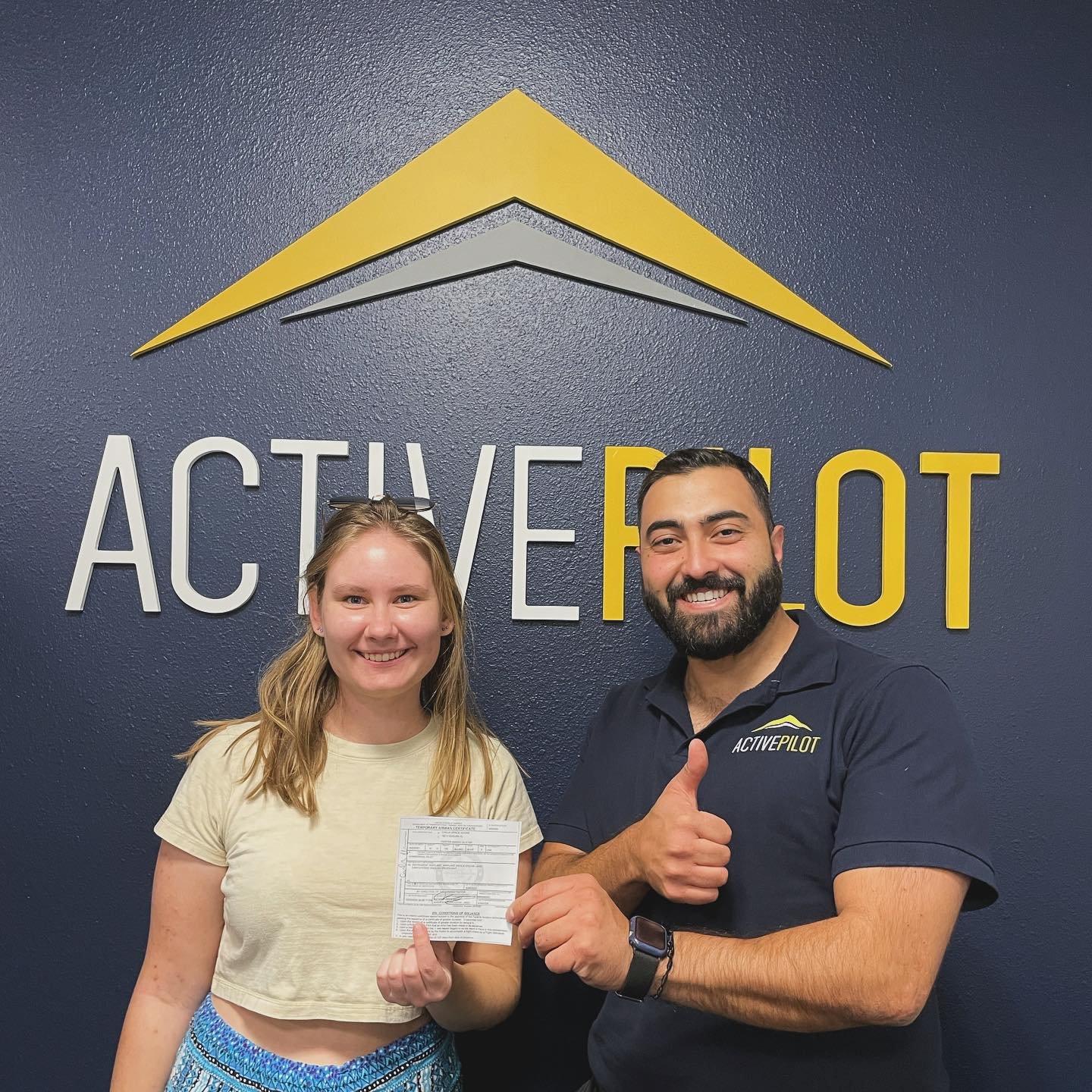 Congrats to Caelia Moore on getting your Commercial Pilot License!!! You&rsquo;ve done an awesome job and will continue to do so jumping into CFI training. Kudos to our very own CFI Joe Sokhn. 👏🎉 #womeninaviation #ladyaviator #commercialpilot #flig