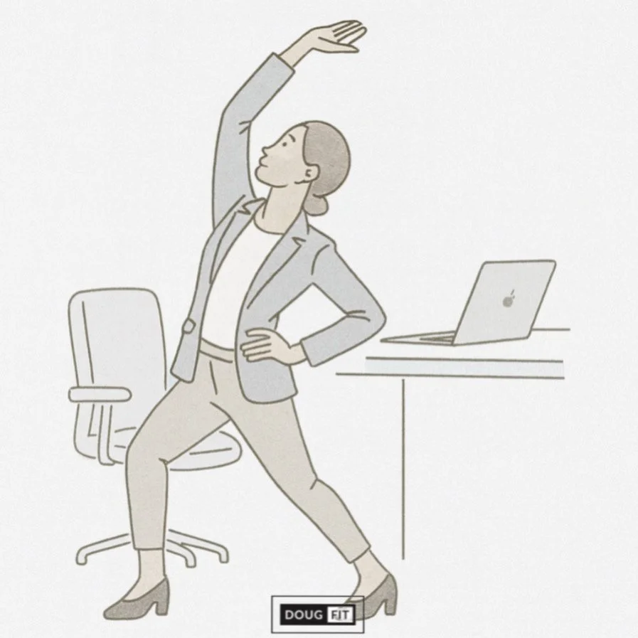 View of Improve posture at work : Ergonomic tips and stretches you can do at ...