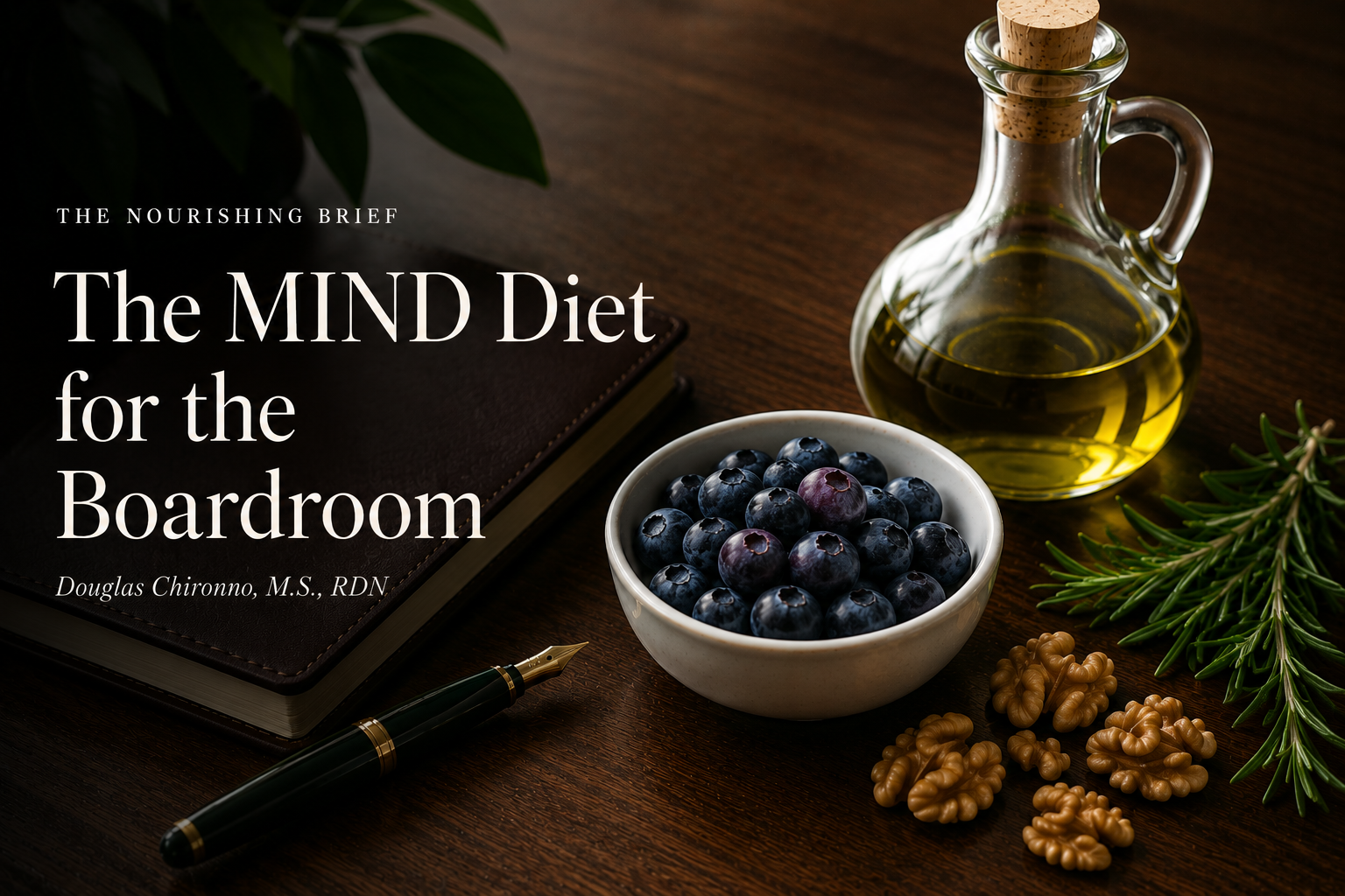 The MIND Diet: How to Apply the Most Researched Brain-Health Diet to Sharpen Performance, Focus, and Decision-Making at Work