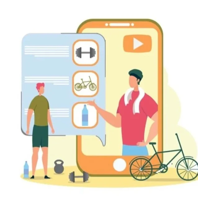 Personal Trainer and Dietitian Giving Fitness and Nutrition Advice