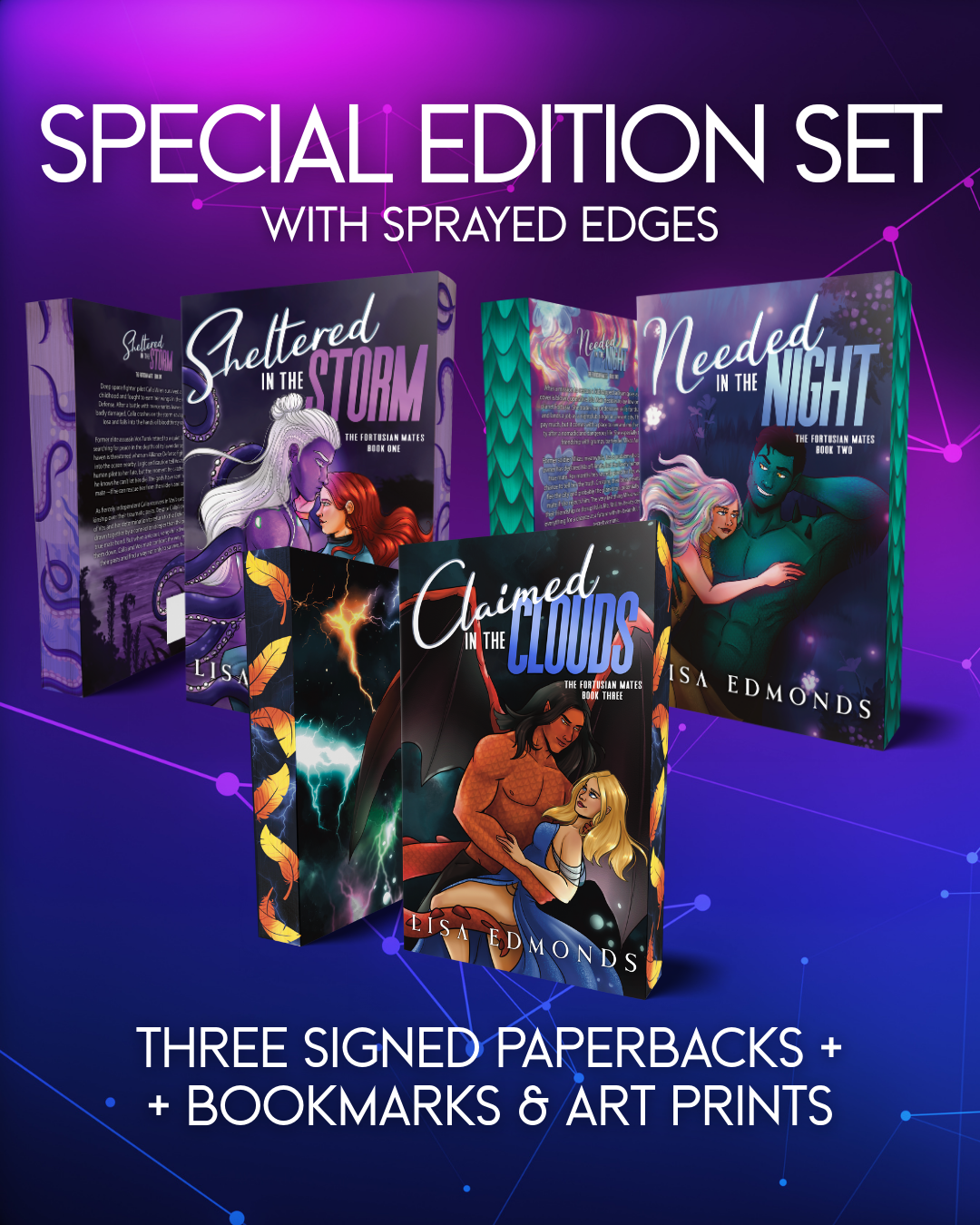 SPECIAL EDITION SET The Fortusian Mates Books 1-3 - Paperbacks Signed by the Author