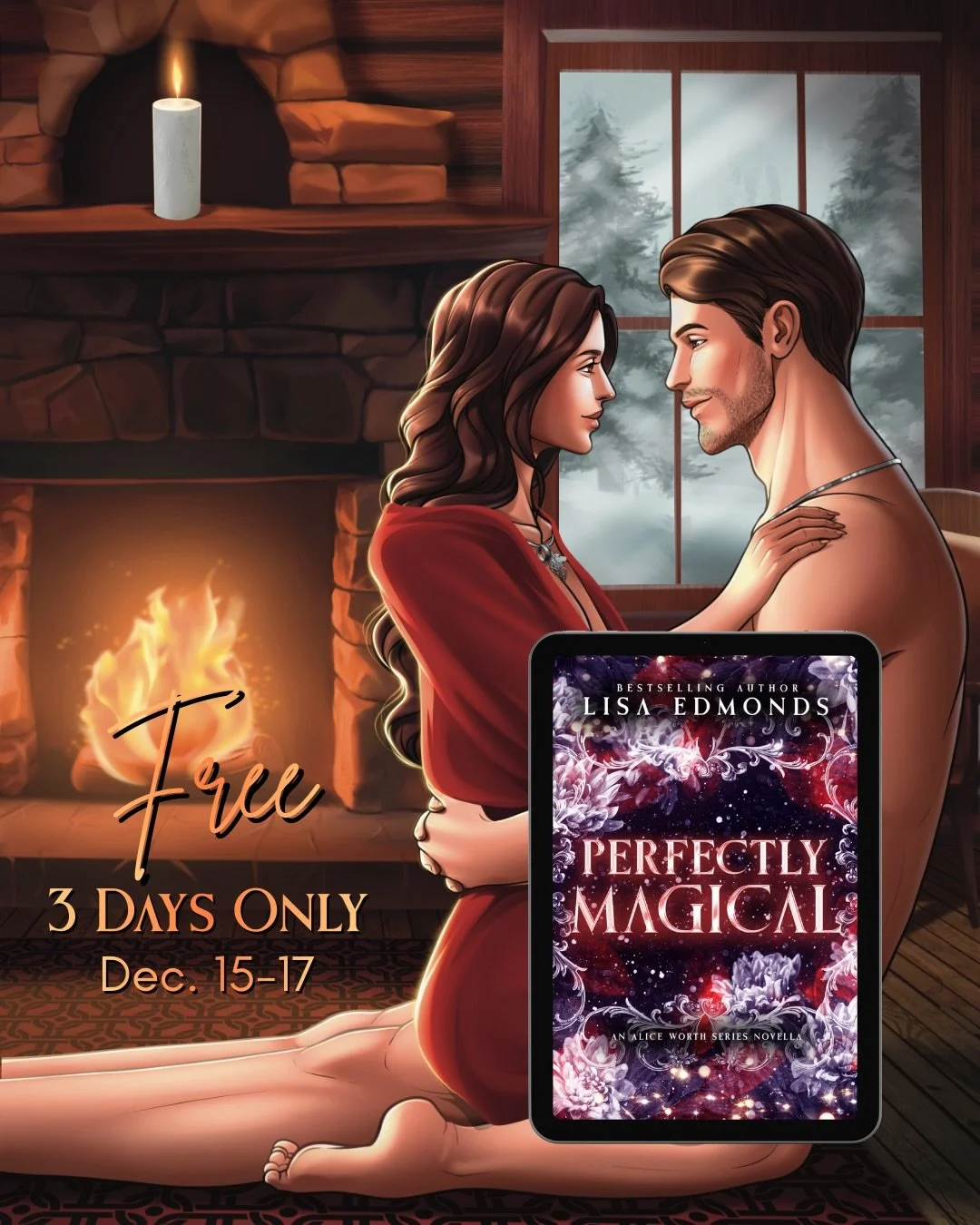 The Alice Worth holiday story Perfectly Magical is FREE on Kindle for 3 days only Dec. 15-17th! 🕯️

Art by @_art_valery_ 

Mage private investigator Alice Worth&rsquo;s holiday getaway takes a dangerous turn in this short story.

Still reeling from 