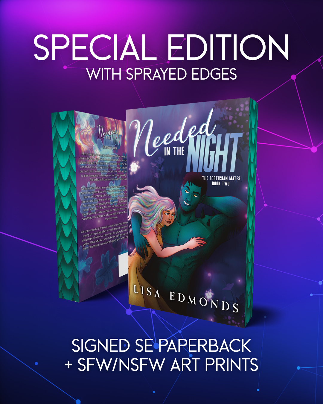 SPECIAL EDITION Needed in the Night (The Fortusian Mates Book 2) - Paperback Signed by the Author