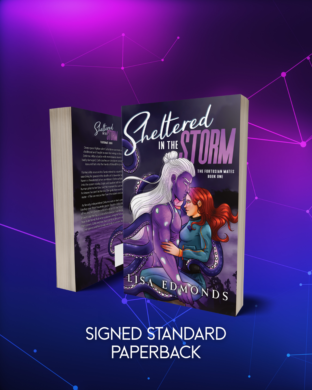Sheltered in the Storm Signed Paperback