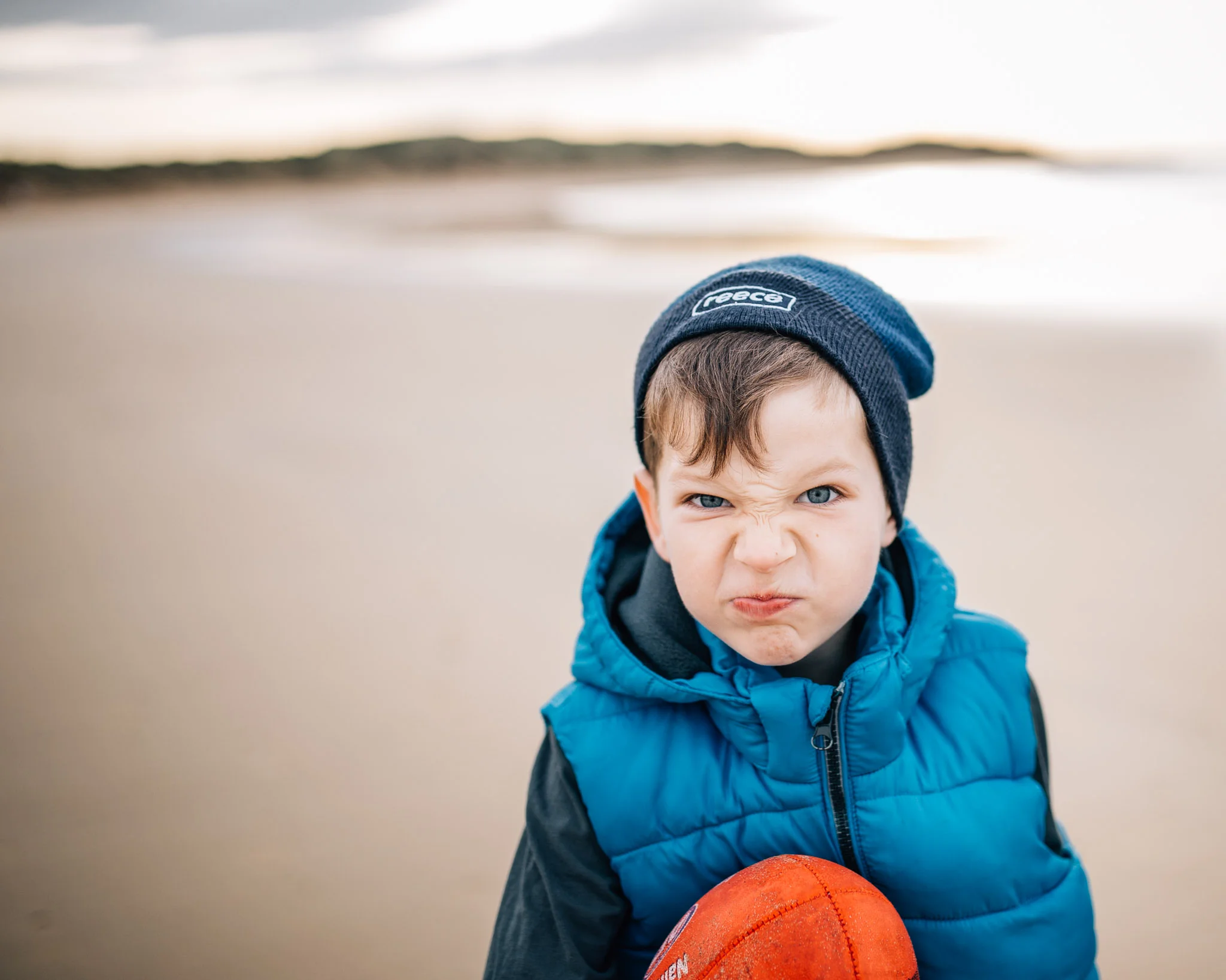 It's not a traditional portrait. I'd go so far as to say it's so much better. See more of this epic beach family session here. This Geelong family were amazingly fun to photograph.