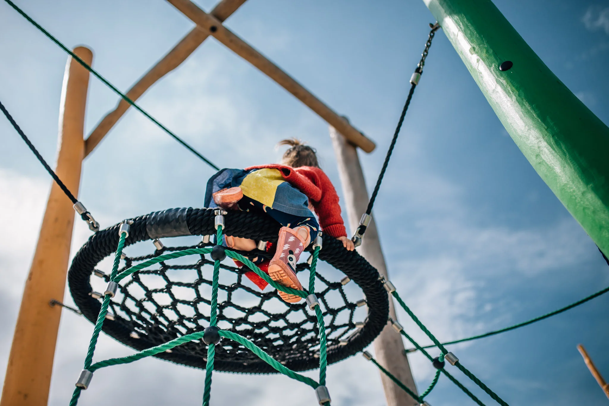 The Warralily Blvd playground boasts a climbing frame reminiscent of your best treehouse childhood fantasies.