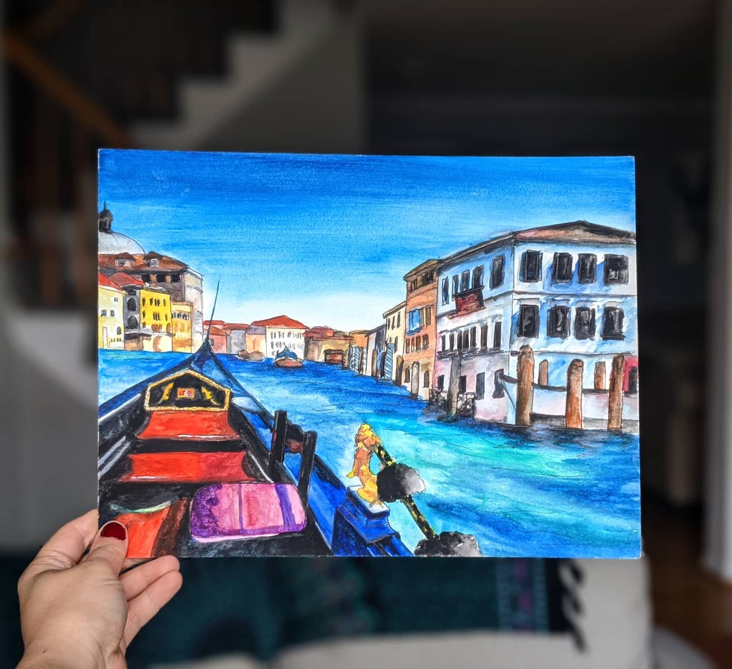 Watercolor on a rainy day 🌧️
.
.
.
.
.
.
#art #artist #artistsoninstagram #artwork #watercolor #watercolorpainting #watercolorart #itsly #travelart #travel