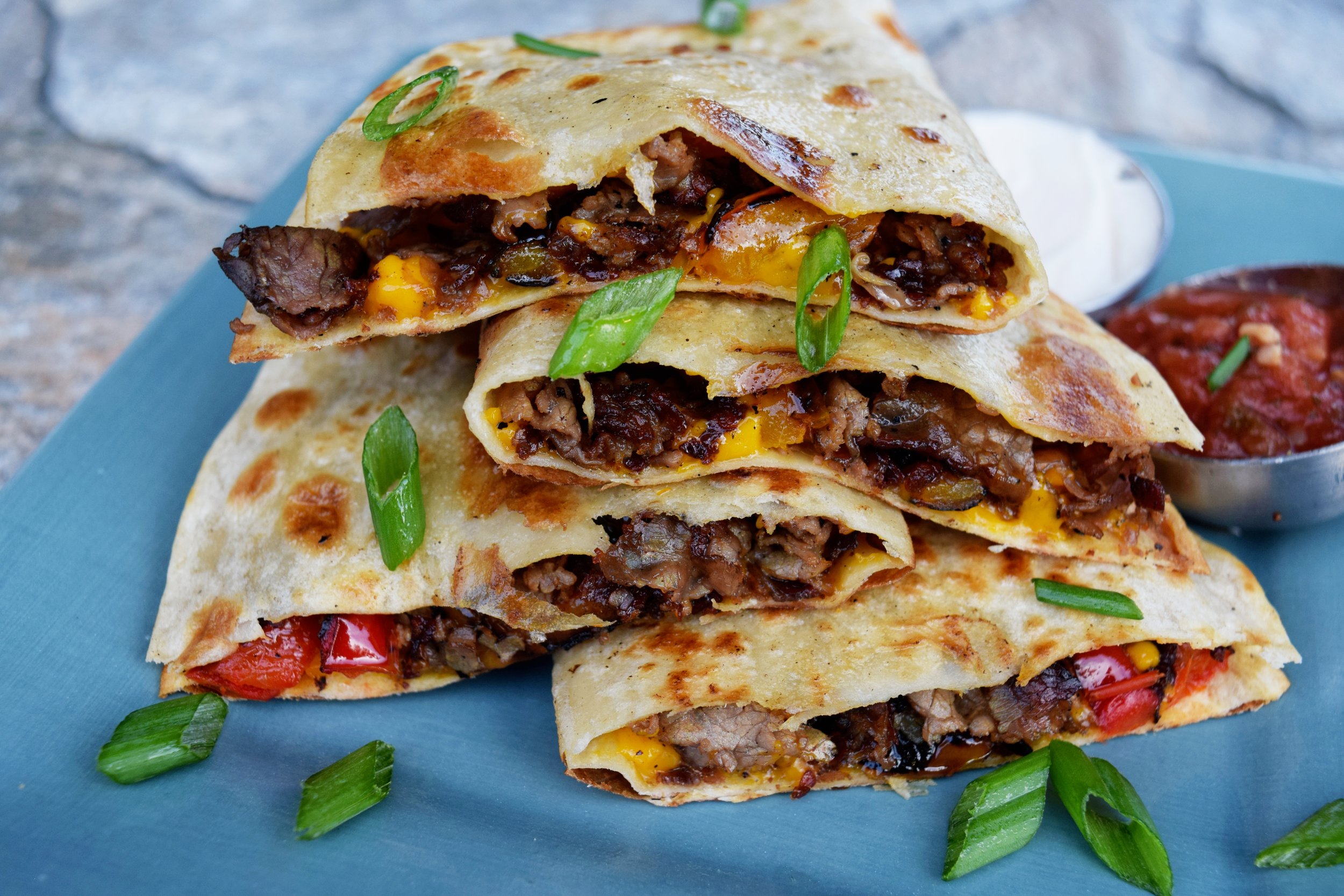 Cheesesteak Quesadillas 