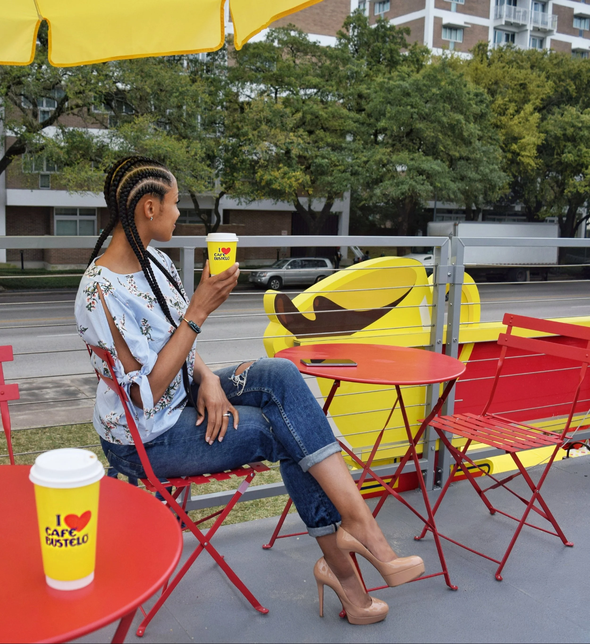 💛Café Bustelo❤️ Houston Pop Up Coffee Shop💙