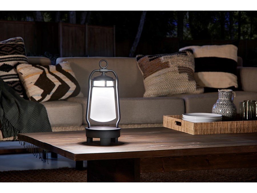 Kichler Lyndon Lantern Nighttime