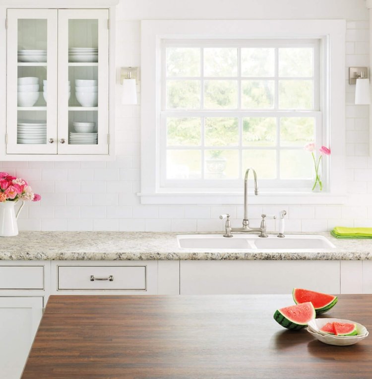The Kitchen Remodel Countertop Advice, Granite Tile Over Laminate Countertop
