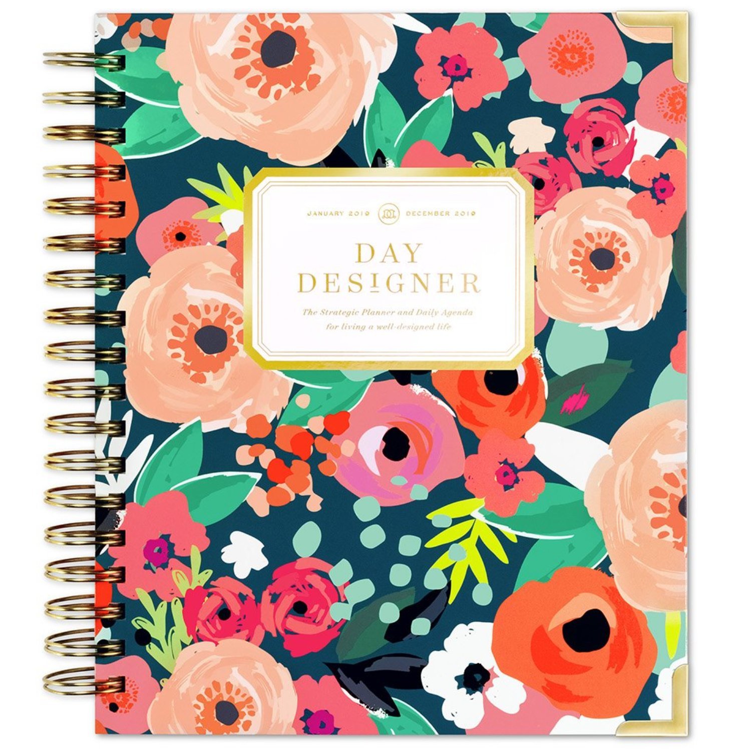Day Designer 2019 Spiral Planner Secret Garden