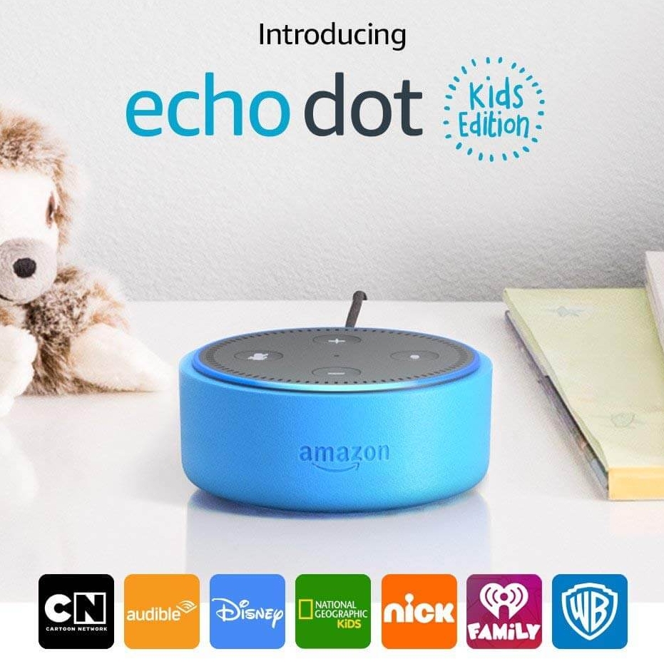 Amazon Echo Dot Kids Edition smart speaker with Alexa for kids 