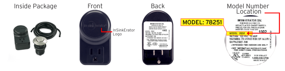 InSinkErator Recall Model 78251