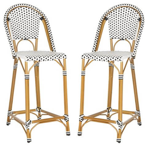 Affordable Bar Stools And Counter, Counter Height Rattan Bar Stools
