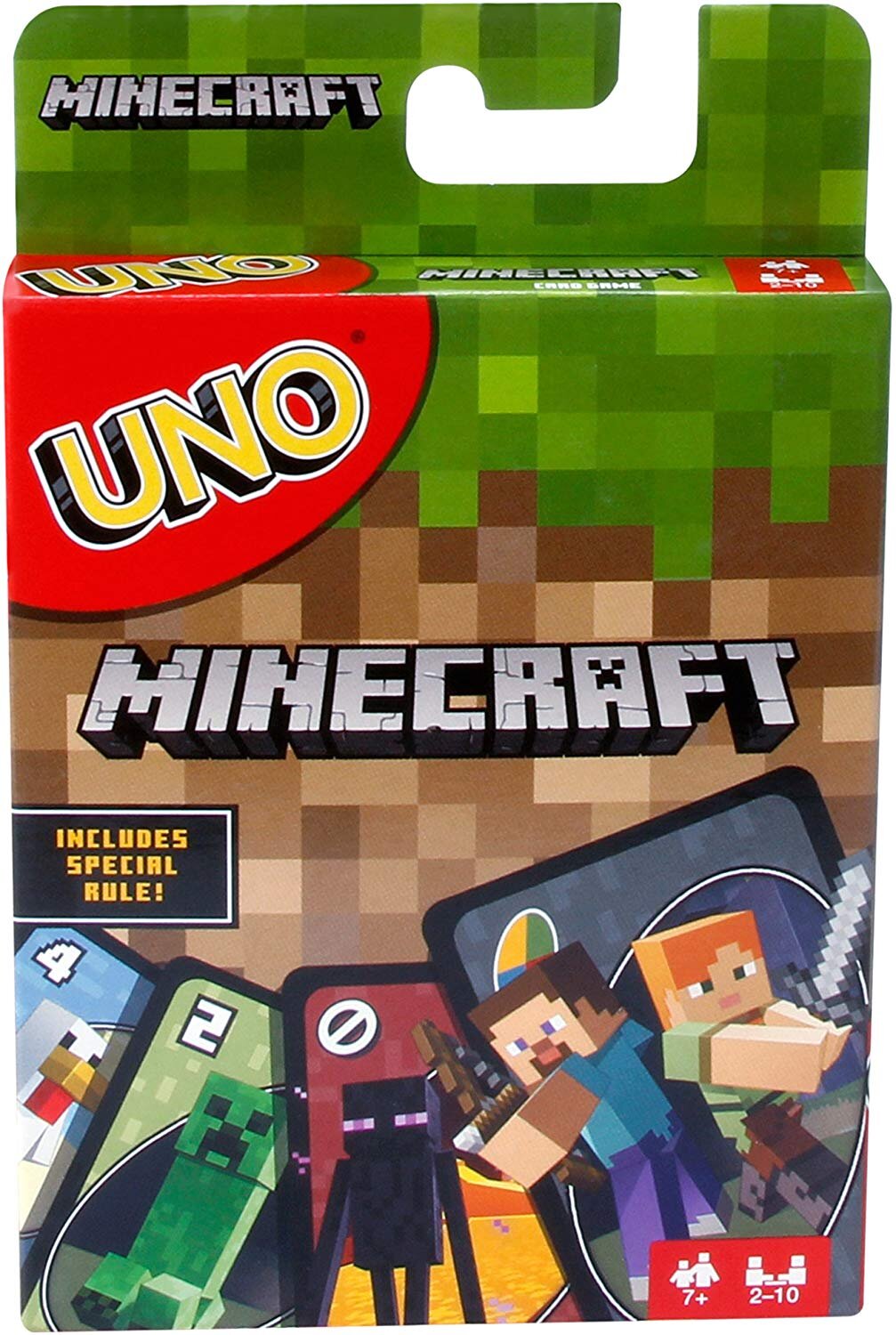 UNO Minecraft Card Game by Mattel Games