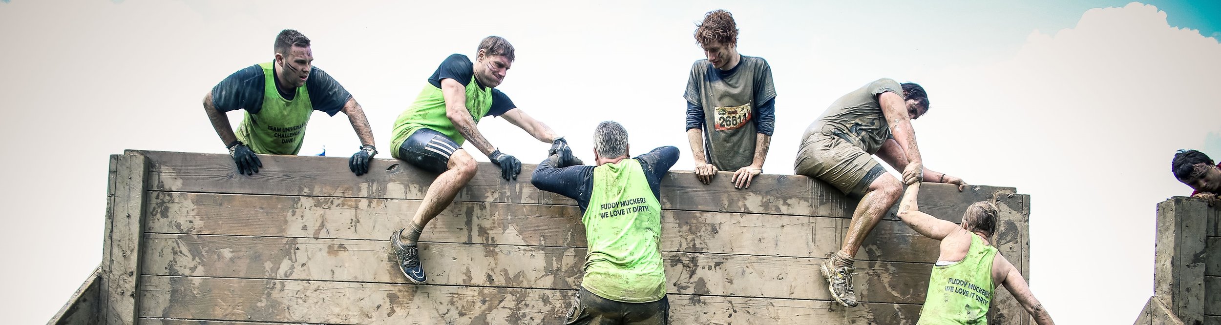 An obstacle at Tough Mudder