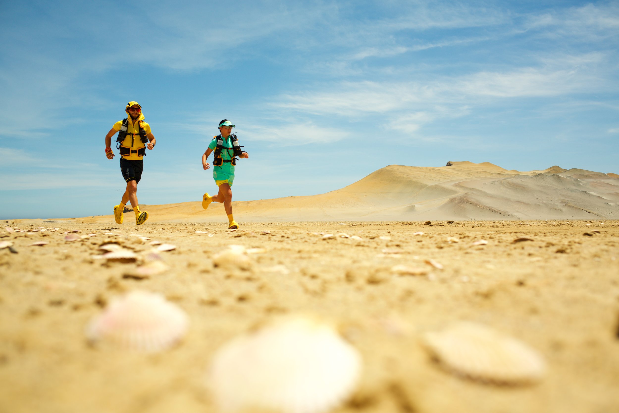 In the Nazca and Paracas Deserts 300 km south of Lima