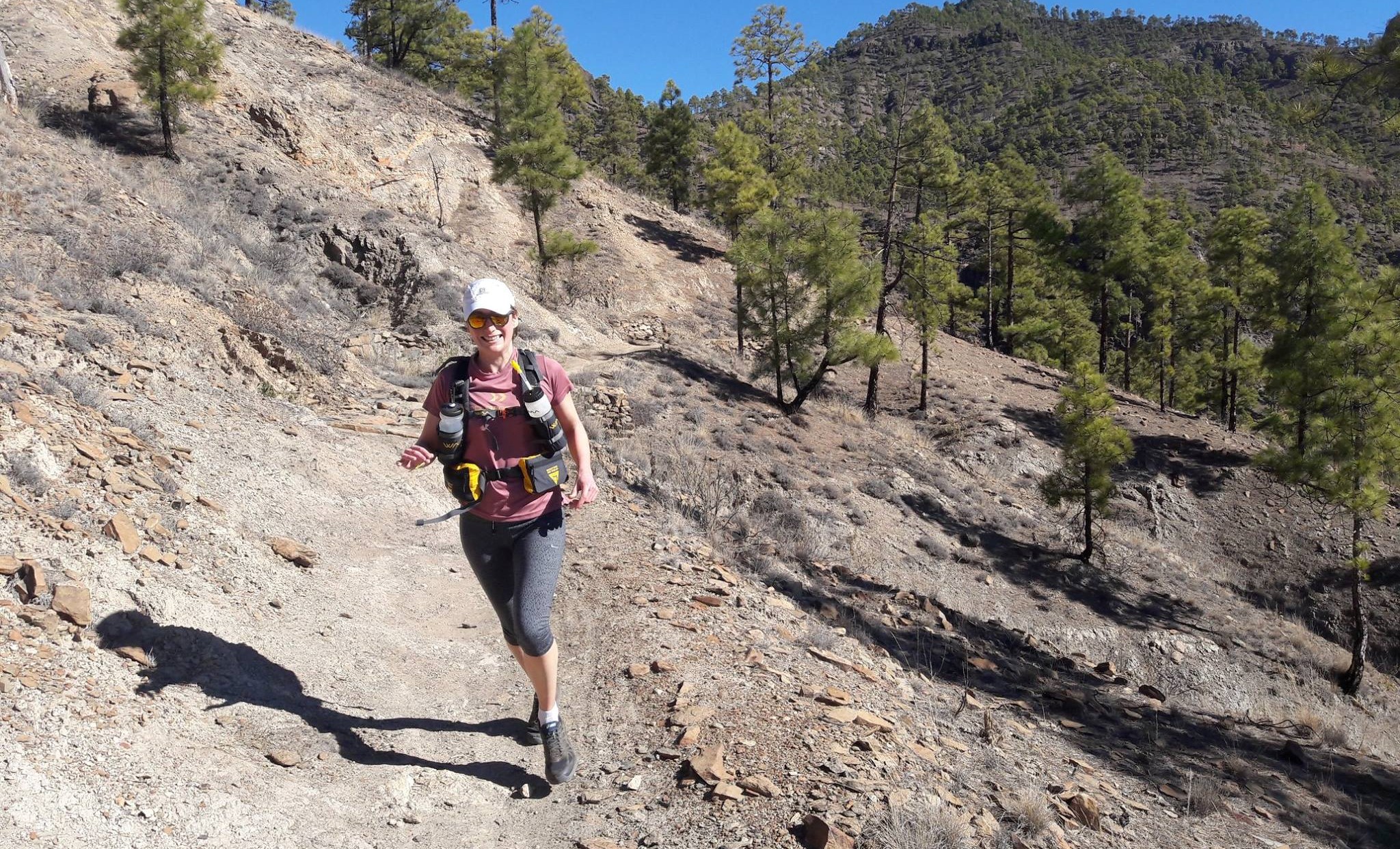 Chloe Baker training in Gran Canaria