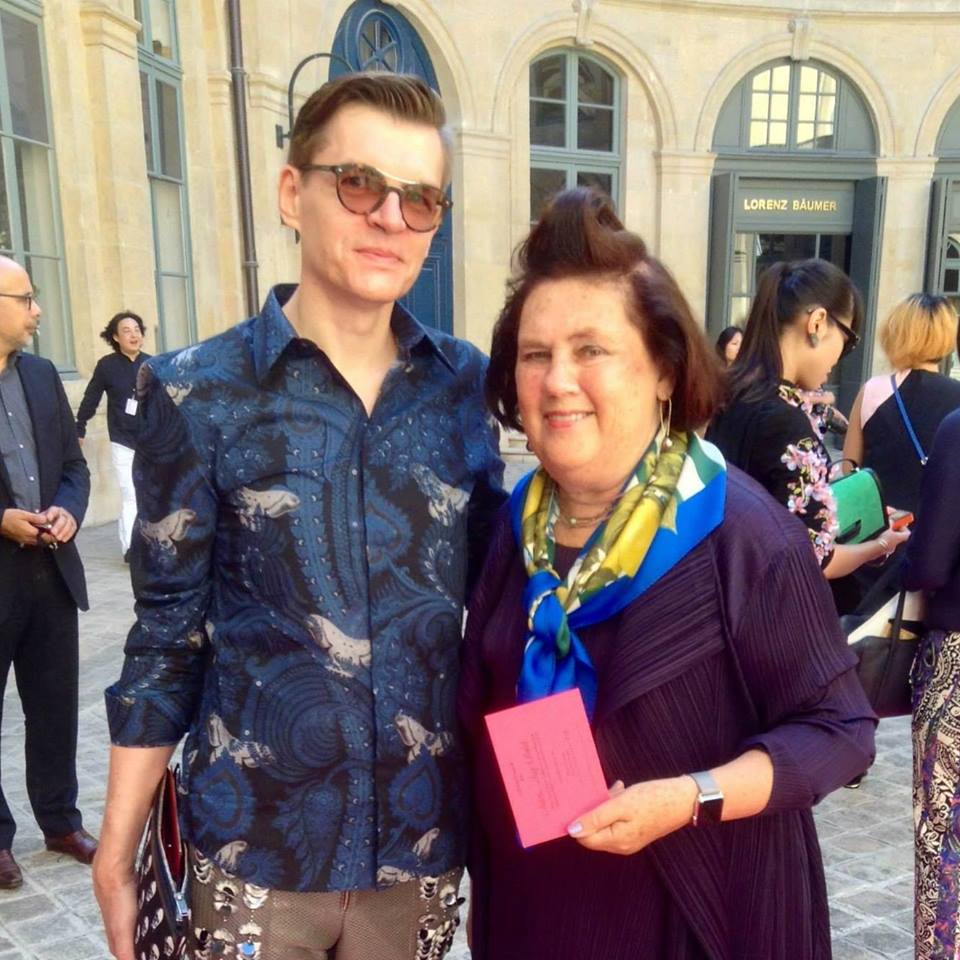 with Suzy Menkes